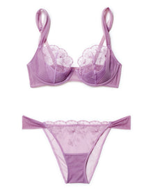 Adore Me Sofia Contour Bra in color Mulberry and shape demi