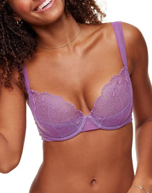 Adore Me Sofia Contour Bra in color Mulberry and shape demi