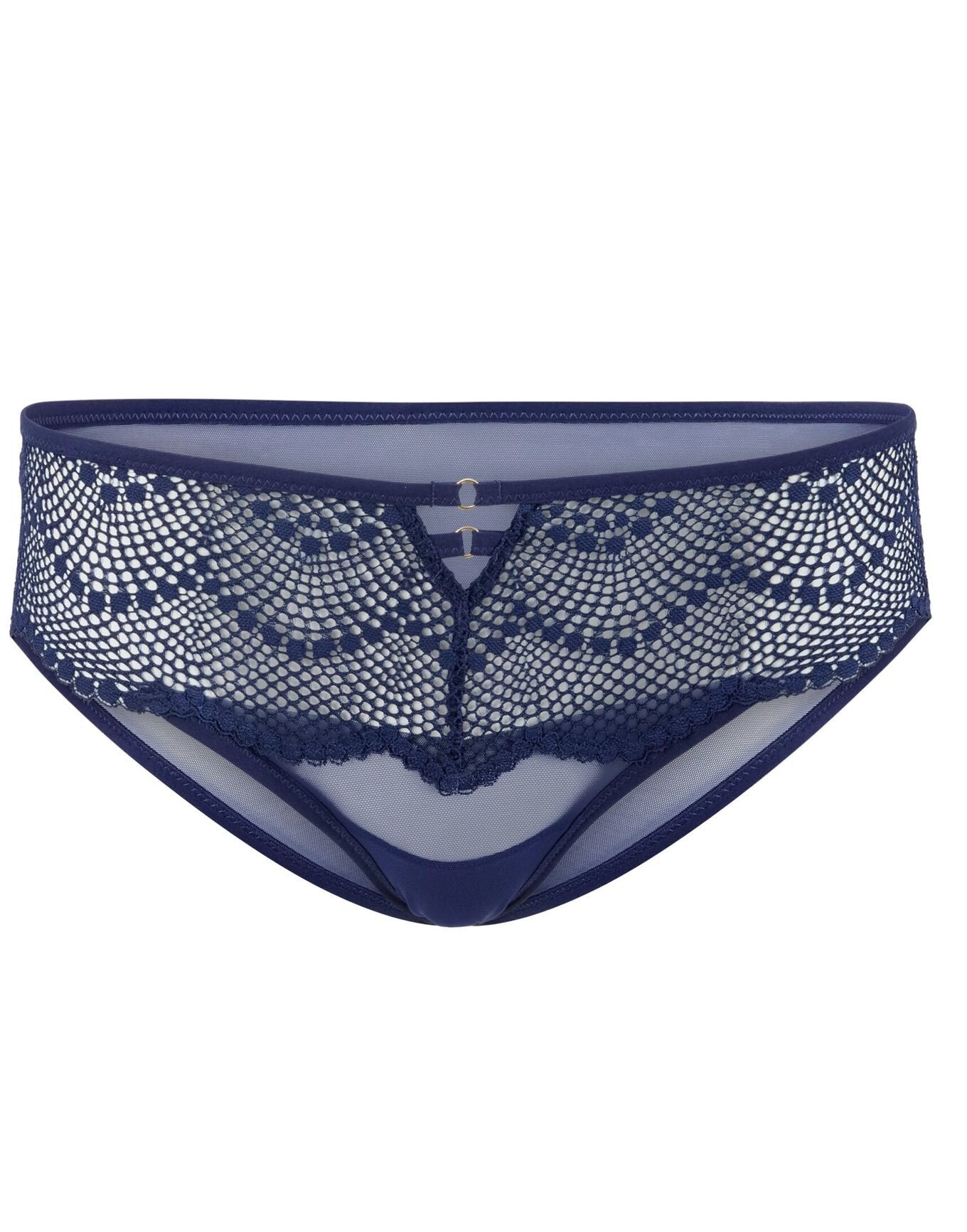 Adore Me Margaritte Cheeky Panty in color Medieval Blue and shape cheeky