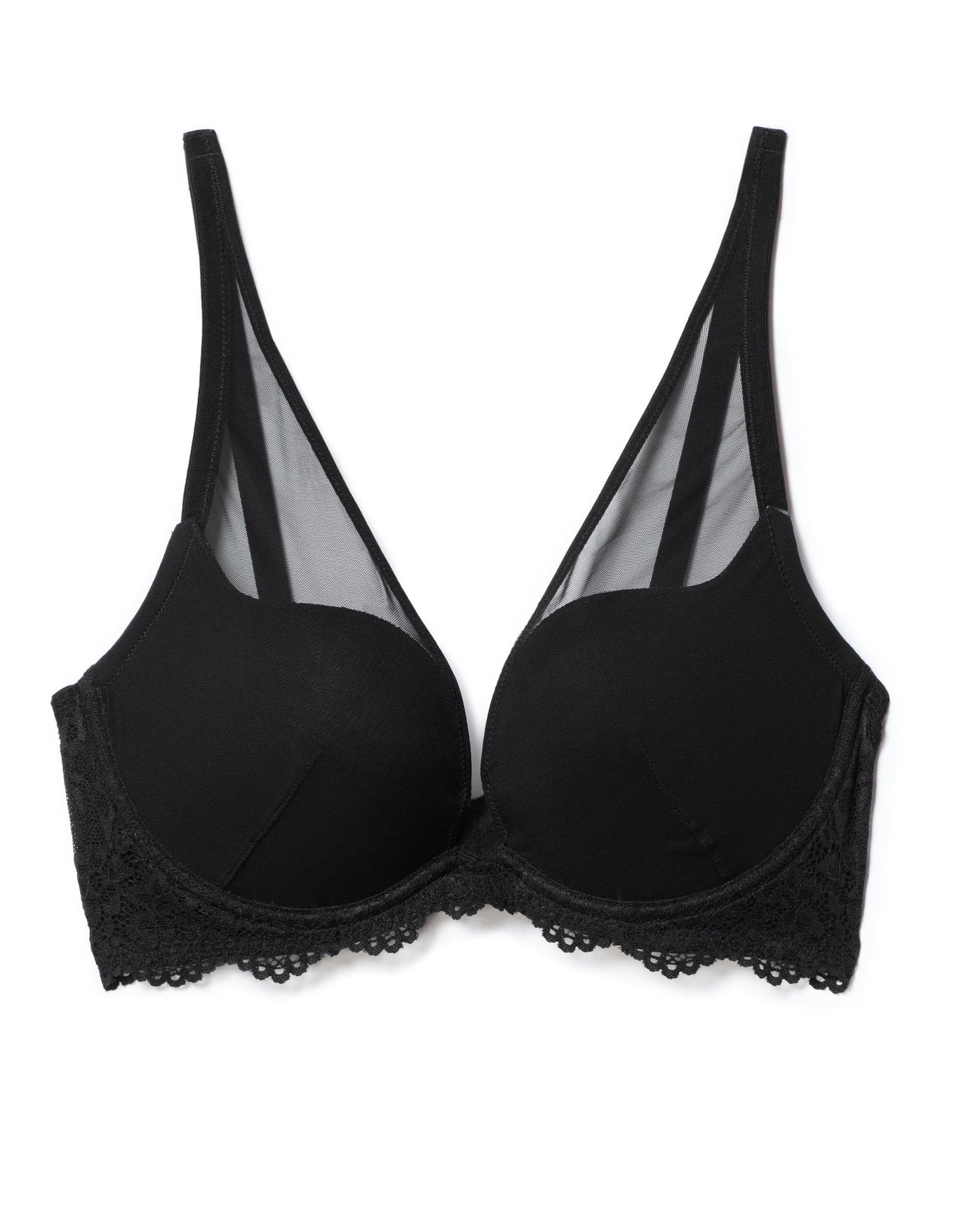 Joslyn Plunge Bra | Jet Black