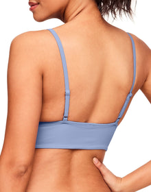 Adore Me Nina Bra in color Purple Impression and shape two piece