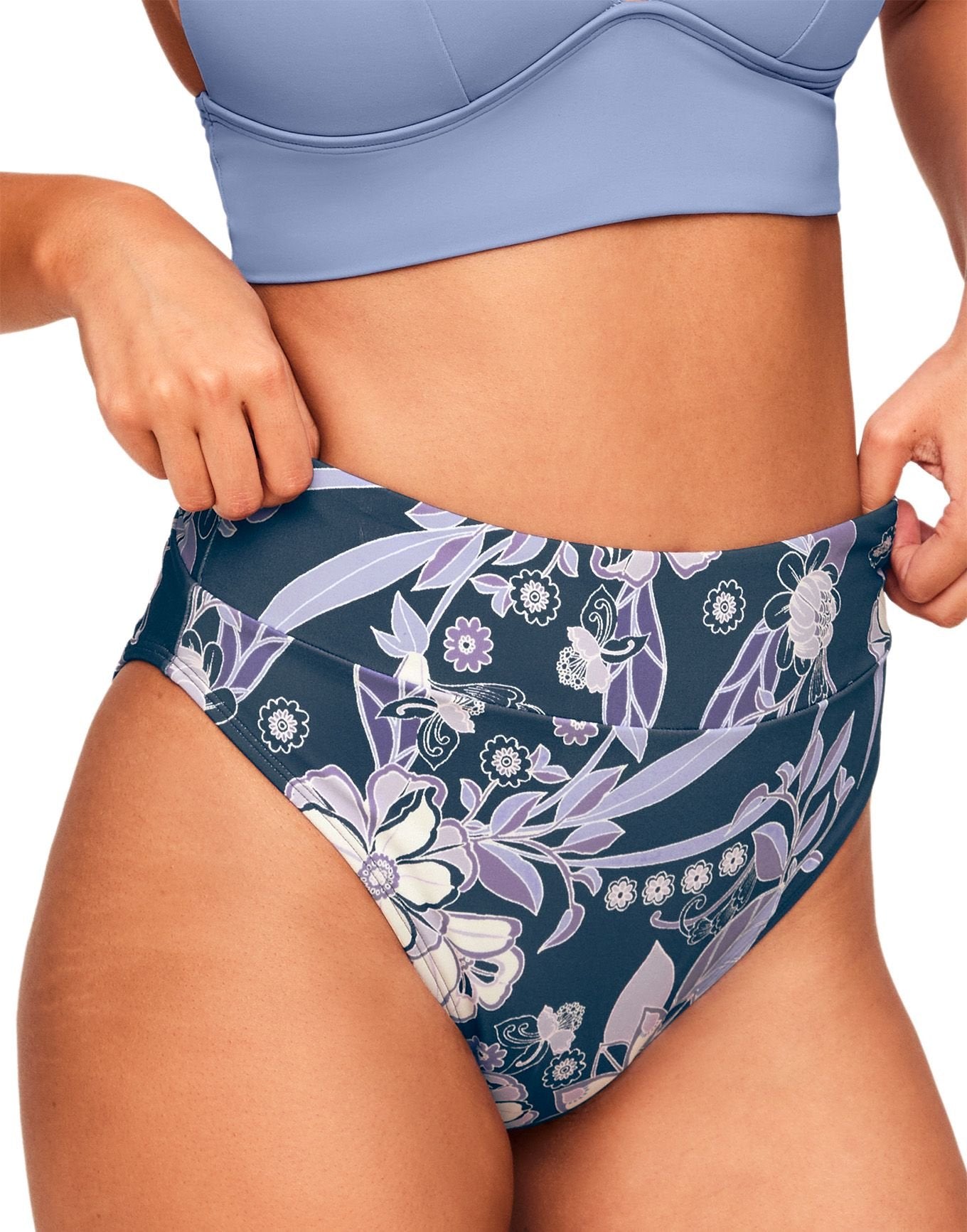 Adore Me Nina Panty in color Bohemian Dreams C02 and shape high waisted