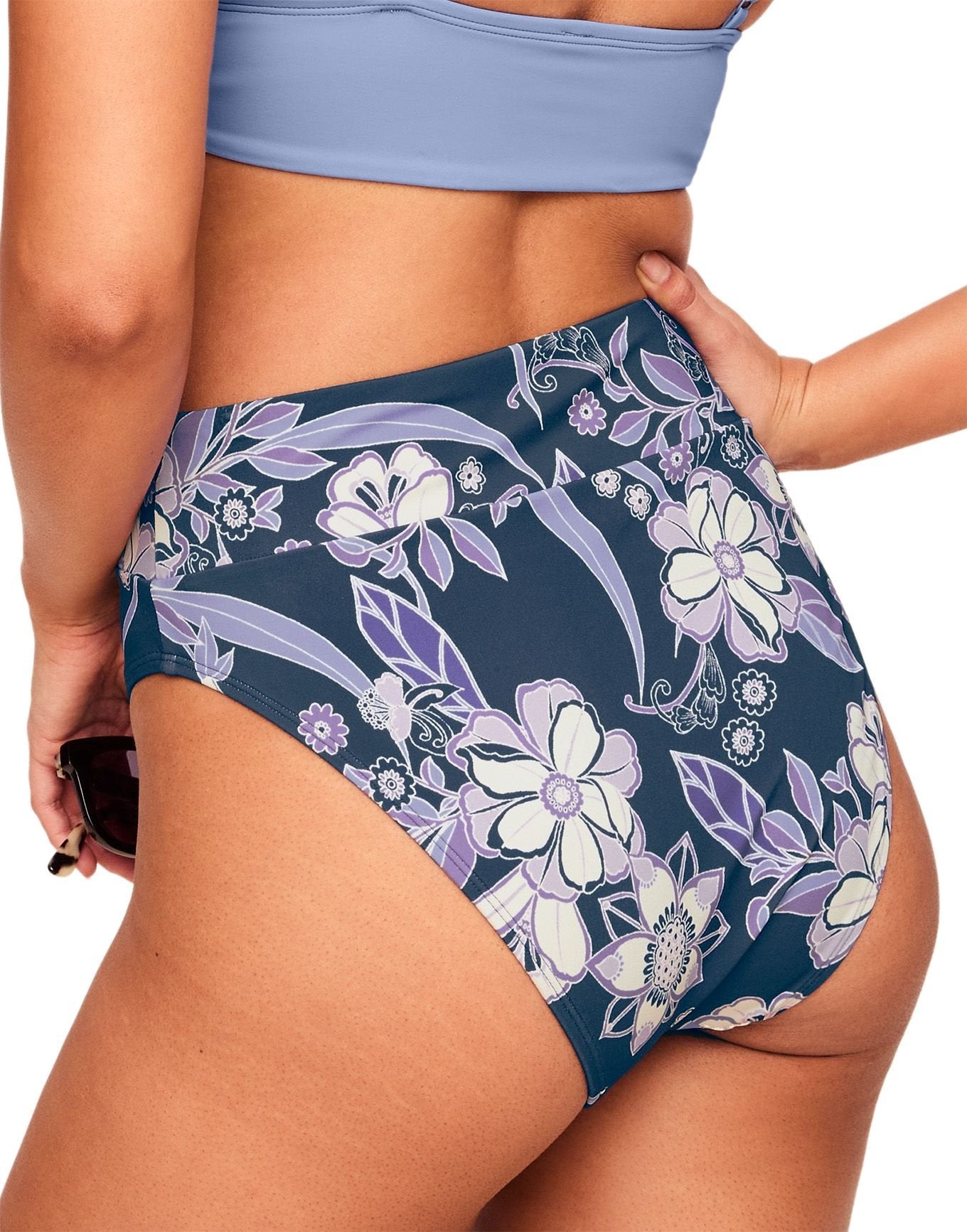 Adore Me Nina Panty in color Bohemian Dreams C02 and shape high waisted