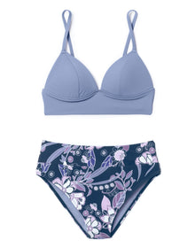 Adore Me Nina Panty in color Bohemian Dreams C02 and shape high waisted