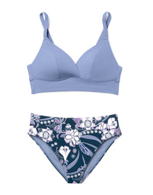 Adore Me Nina High-Waist Bikini in color Bohemian Dreams C02 and shape high waisted