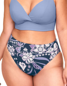 Adore Me Nina High-Waist Bikini in color Bohemian Dreams C02 and shape high waisted