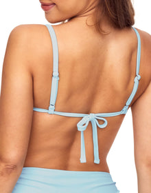 Adore Me Sienna Bra in color Iced Aqua and shape two piece