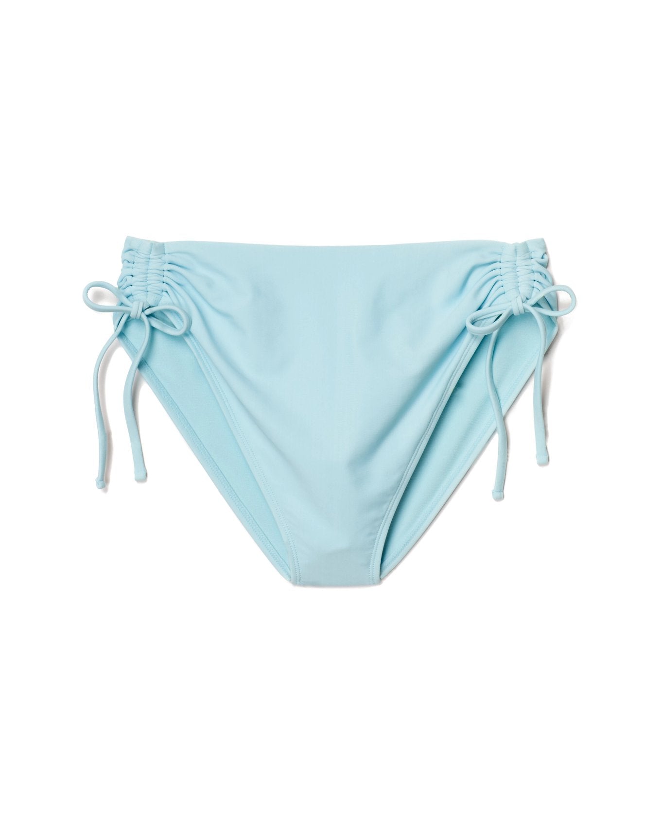 Adore Me Sienna High-Waist Bikini in color Iced Aqua and shape high cut