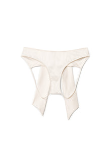Adore Me Gyngera Bikini Panty in color Gardenia and shape bikini