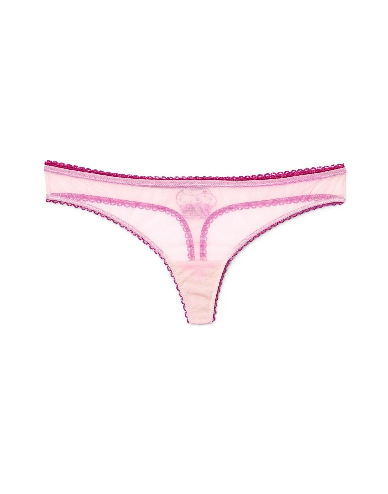 Adore Me Alyshia Thong Panty in color AM Bday Cupcake Motif and shape thong