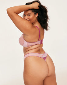 Adore Me Alyshia Unlined Demi in color AM Bday Cupcake Motif and shape demi