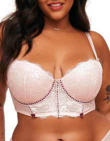 Adore Me Yara Contour Demi in color Peach Whip and shape demi