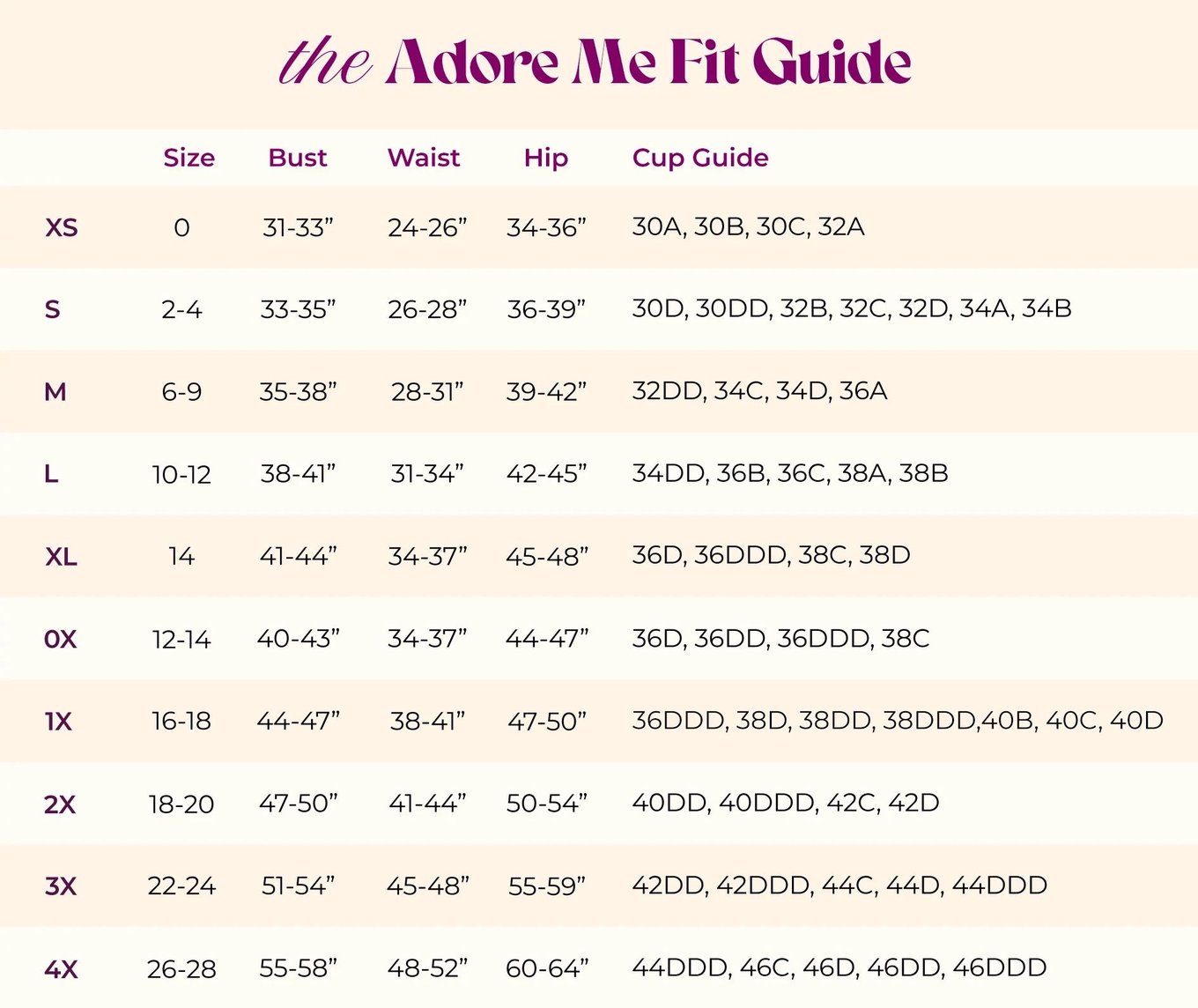 Adore Me Yara Contour Demi in color Peach Whip and shape demi