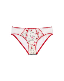Adore Me Rosa Bikini Panty in color Blooming Vines Emb C06 and shape bikini