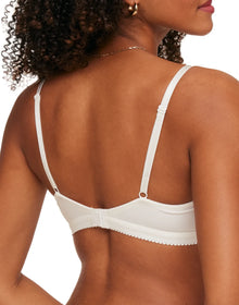 Adore Me Samanta Contour Bralette in color Whisper White and shape bralette