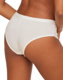 Adore Me Samanta Cheeky Panty in color Whisper White and shape cheeky