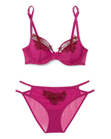 Adore Me Andy Unlined Demi in color Festival Fuchsia and shape demi