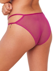Adore Me Andy Bikini Panty in color Festival Fuchsia and shape bikini