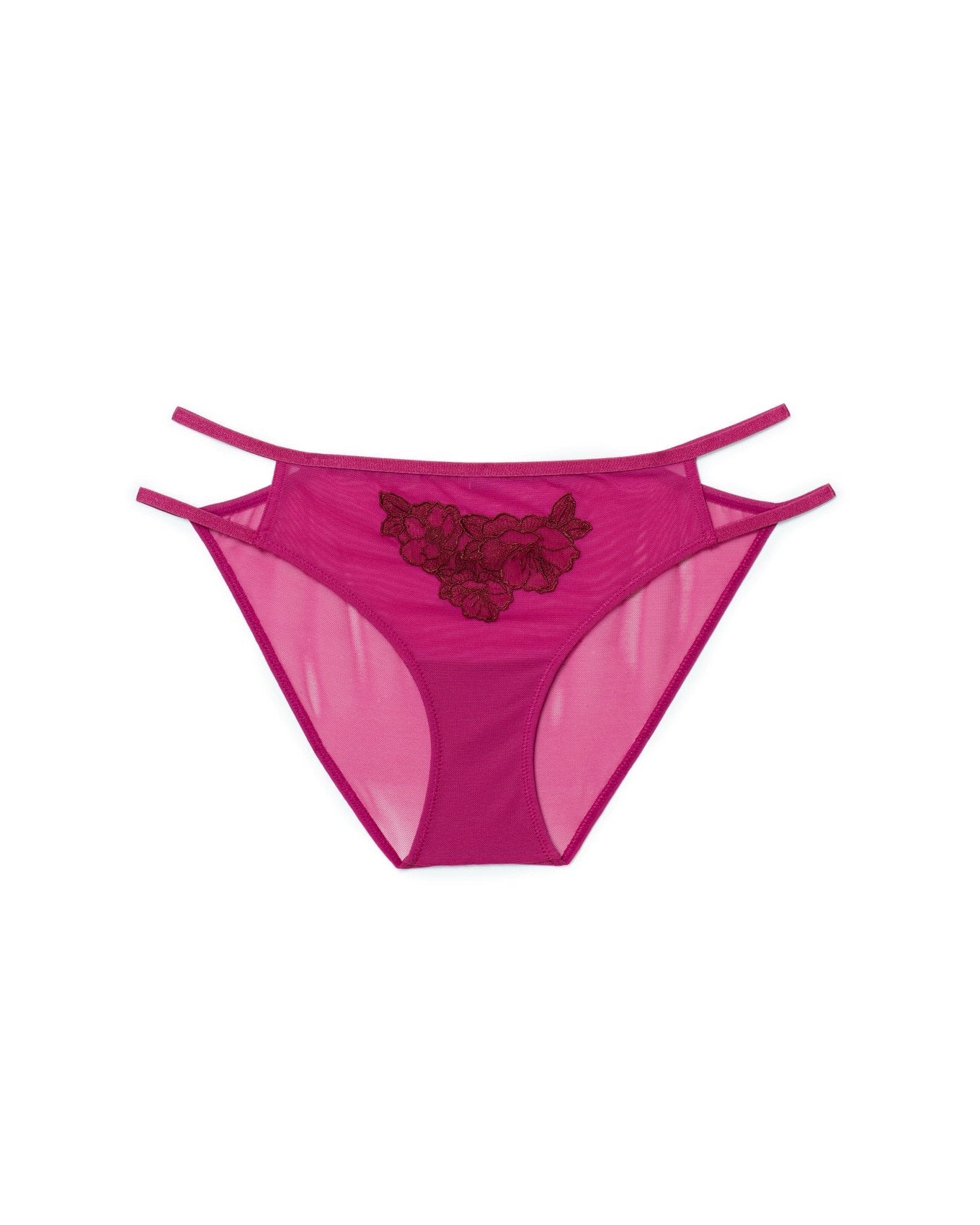 Adore Me Andy Bikini Panty in color Festival Fuchsia and shape bikini