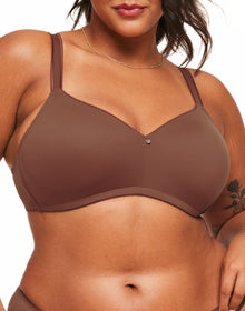 Adore Me Johanna Contour Demi in color Brown Patina and shape demi