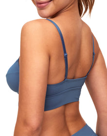 Adore Me Fatima Unlined Demi in color Bright Cobalt and shape demi
