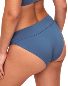 Adore Me Fatima Bikini Panty in color Bright Cobalt and shape bikini