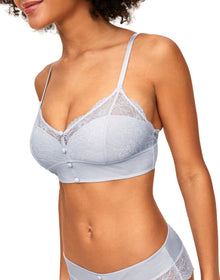 Adore Me Anja Unlined Bralette in color Arctic Ice and shape bralette