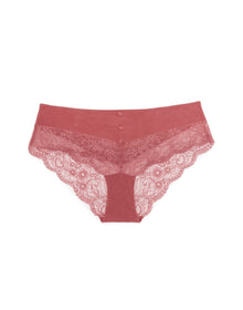 Adore Me Anja Hipster Panty in color Withered Rose and shape hipster