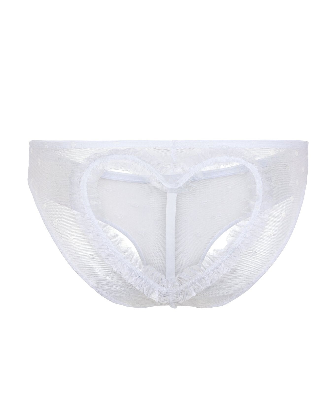 Adore Me Kalila Bikini Panty in color Bright White and shape bikini