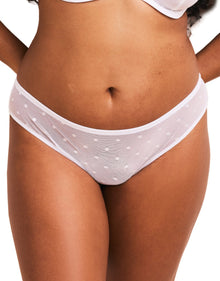 Adore Me Kalila Bikini Panty in color Bright White and shape bikini