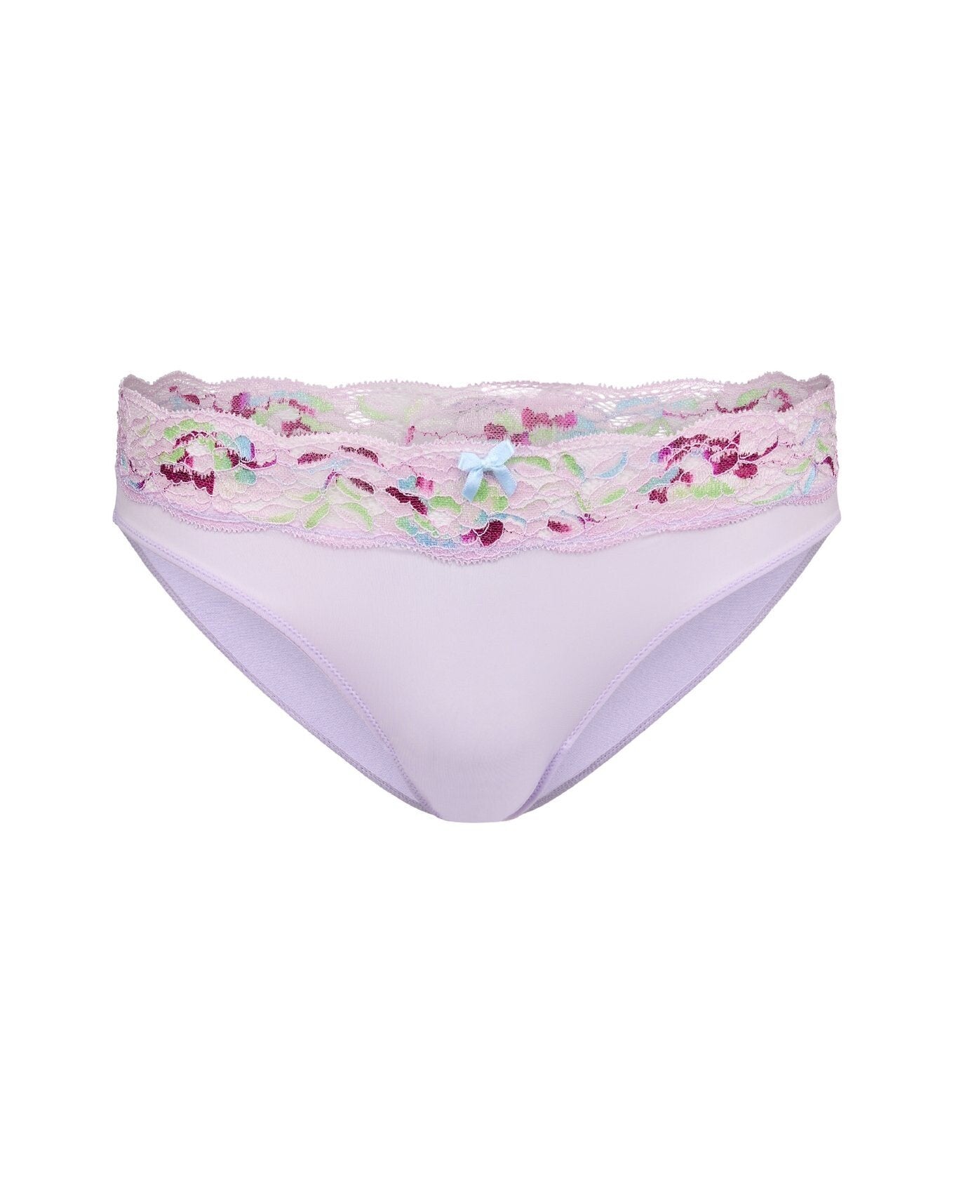 Adore Me Mavis Bikini Panty in color SigLaceVari CO1 and shape bikini
