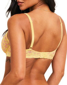 Adore Me Akari Unlined Demi in color Joyful Ditsy C01Y and shape demi