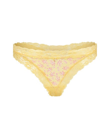 Adore Me Akari Thong Panty in color Joyful Ditsy C01Y and shape thong