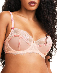 Adore Me Ela Unlined Balconette in color Seashell Pink and shape balconette