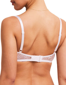 Adore Me Eira Push-Up Demi in color Bright White and shape demi