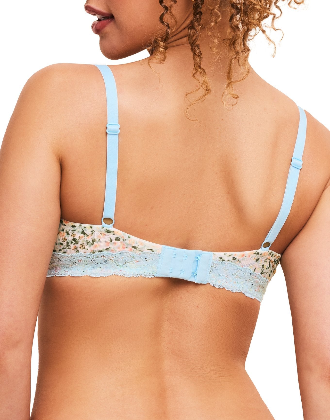 Adore Me Akari Unlined Demi in color Garden Party C01 and shape demi