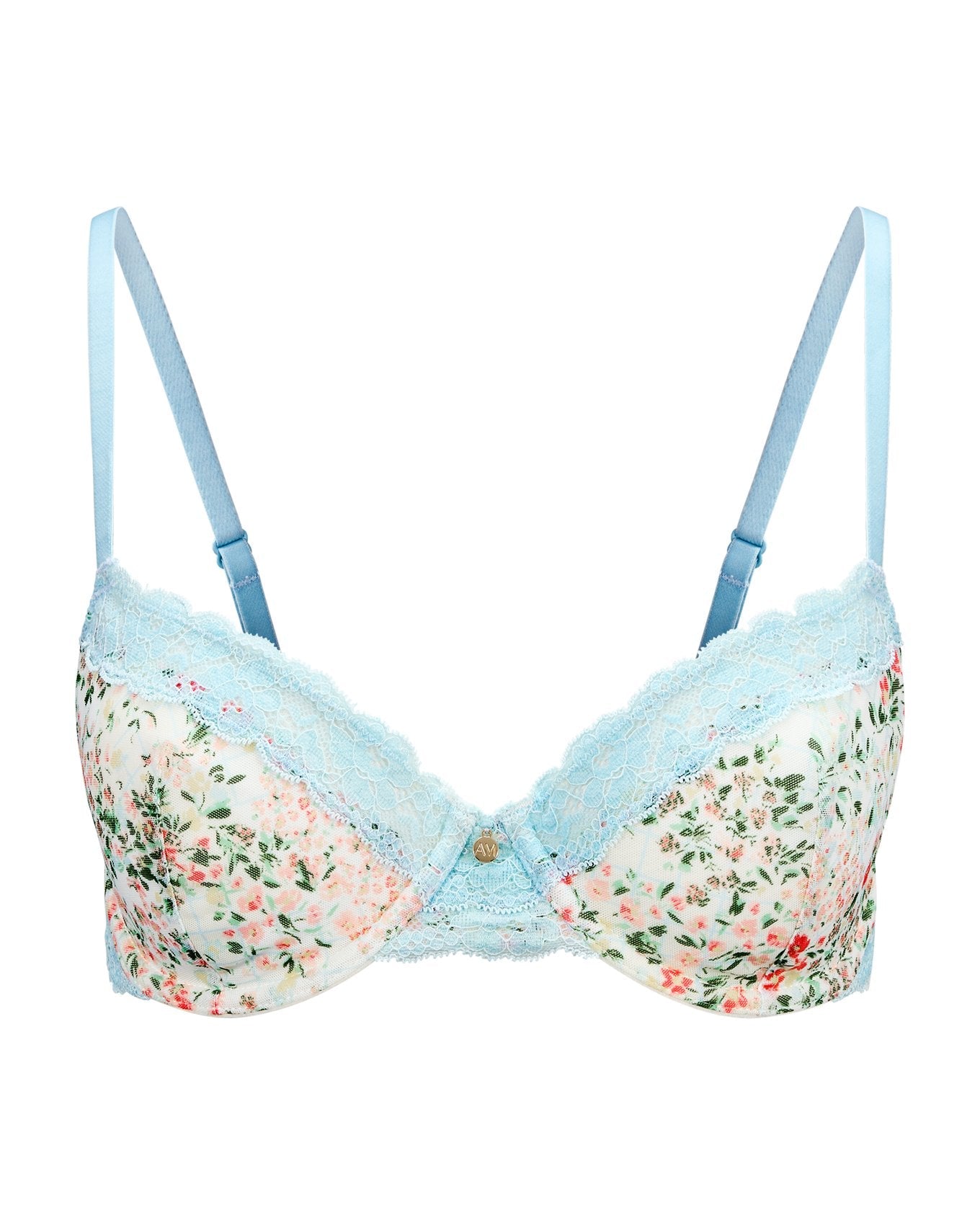 Adore Me Akari Unlined Demi in color Garden Party C01 and shape demi