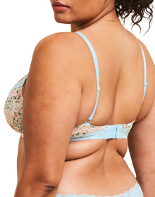 Adore Me Akari Unlined Demi in color Garden Party C01 and shape demi