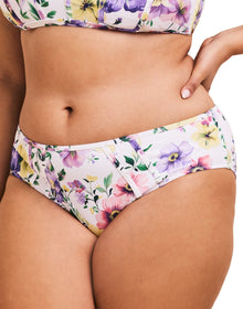 Adore Me Valcea Hipster Bikini Bottom in color Spring Bouquet C01 and shape hipster
