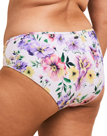 Adore Me Valcea Hipster Bikini Bottom in color Spring Bouquet C01 and shape hipster
