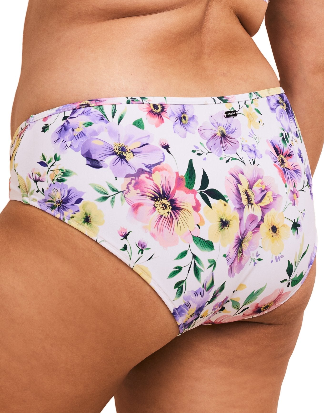 Adore Me Valcea Hipster Bikini Bottom in color Spring Bouquet C01 and shape hipster