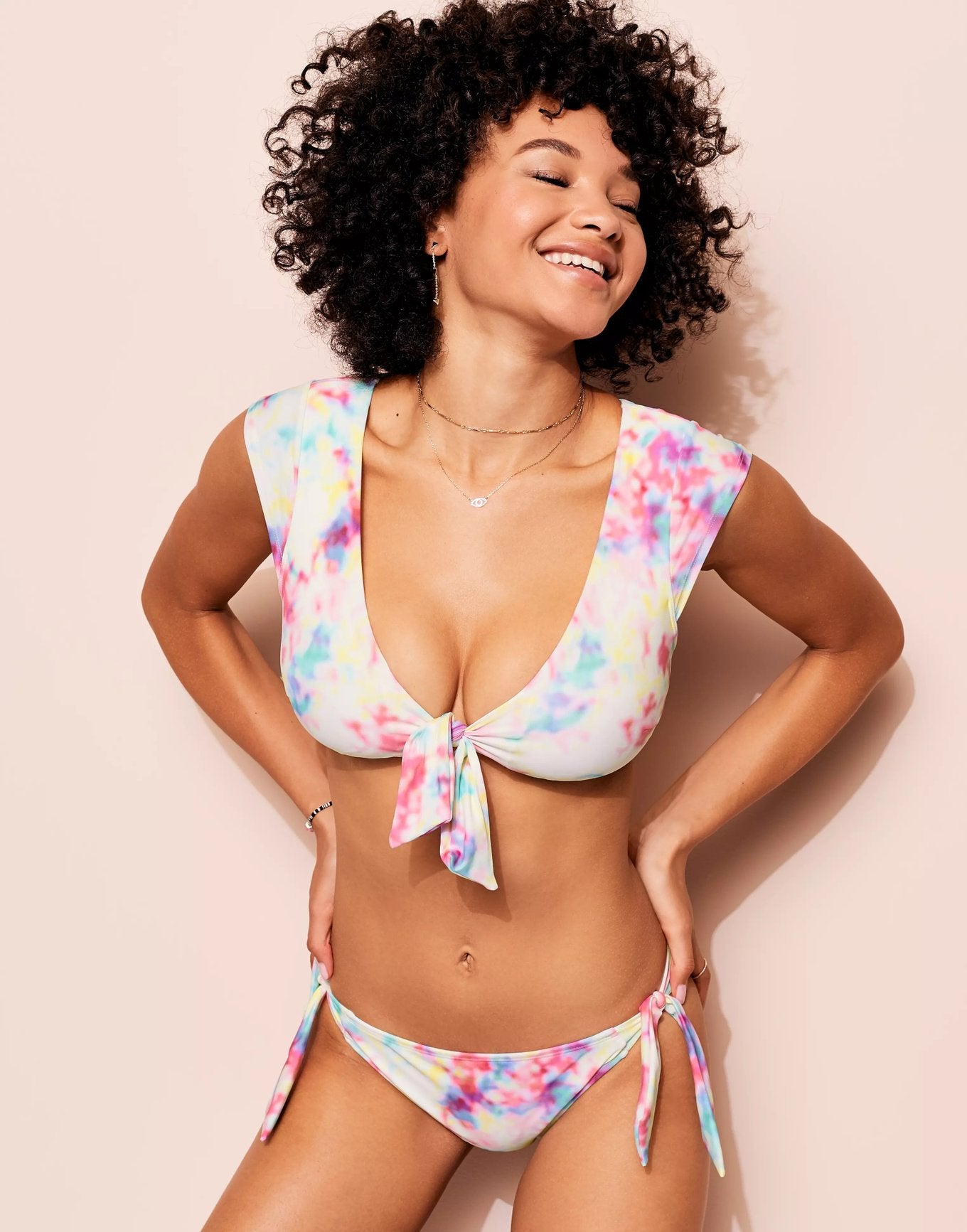 Adore Me Bikini Top in color Euphoria Dreaming C01 and shape two piece