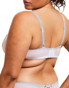 Adore Me Alyshia Unlined Demi in color Bright White and shape demi