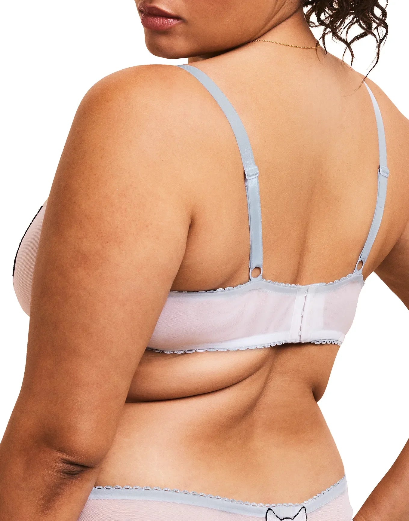 Adore Me Alyshia Unlined Demi in color Bright White and shape demi