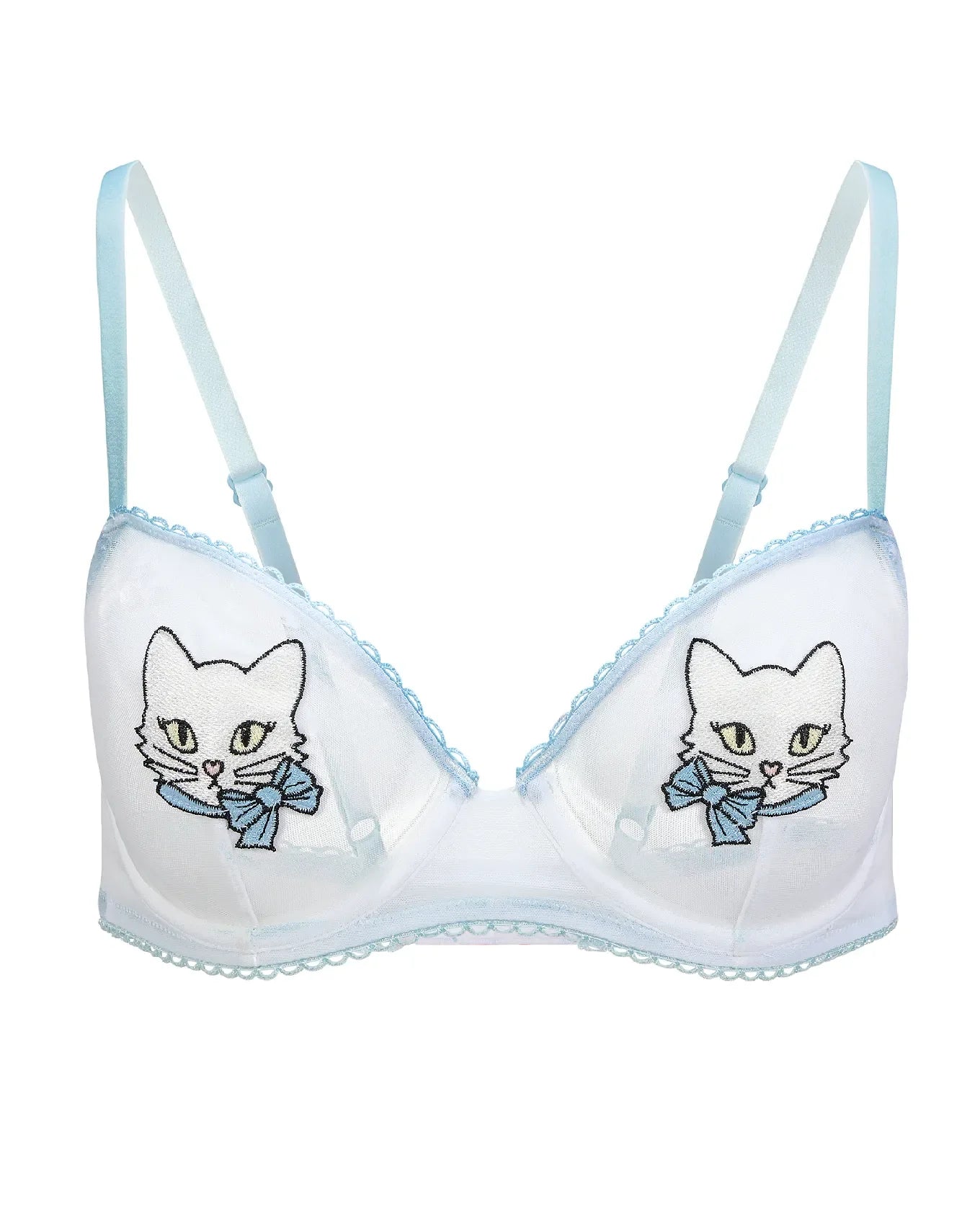 Adore Me Alyshia Unlined Demi in color Bright White and shape demi