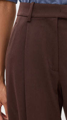 Women | Relaxed Wide Leg Pant | Chocolate