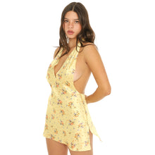 Are You Am I - Atla Floal Dress **lemon