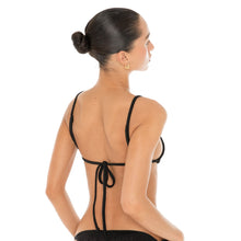 Are You Am I - Chiku Bikini Top **black