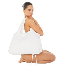 Are You Am I - Plush Tote **white