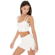 Are You Am I - Slik Skirt **white